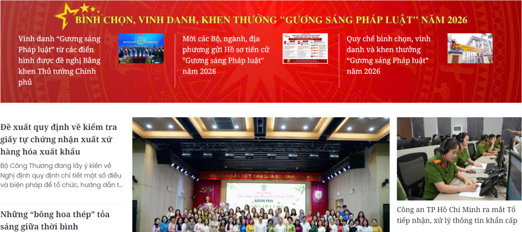 Chuyên trang tin tức báo pháp luật việt nam